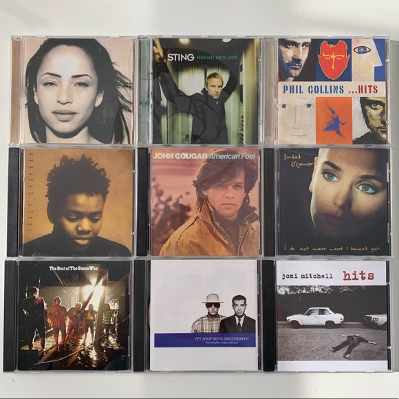 90s Random CD Bundle Sade Sinéad Guess Who Etc - Picture 1 of 3